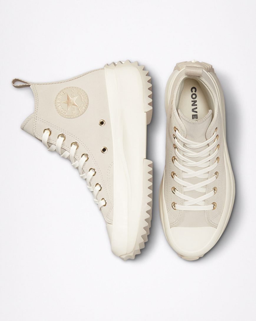 Pantofi Platforma Barbati Converse Run Star Hike Earthy Neutrals Inalti Bej | RO OAEUX985